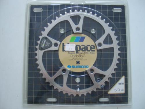 Another gem hard to see. Outer Biopace chainring for triple 110mm touring cranksets (1986-1988)